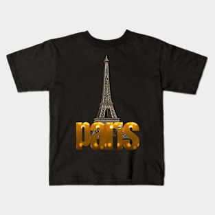 Eiffel Elegance: Paris Edition Kids T-Shirt